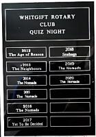 Quiz Night Trophy