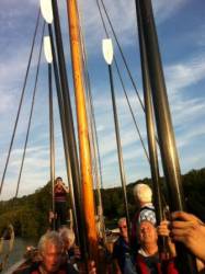 Rowing The Wye Trow 20th August 2013