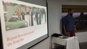 Looking Back: Dinner with guest speaker Michal Harisimiuk