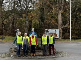 Autumn Planting at the Roundabout and Mercat Cross