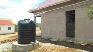 Water harvesting installation.