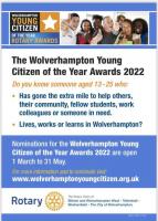 2022 Wolverhampton Young Citizen of The Year - Rotary Awards
