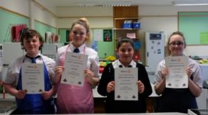 Young Chef Competition: S1 & S2 competitors at St Columba's High School