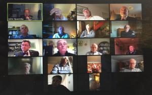 Our first virtual Club meeting 