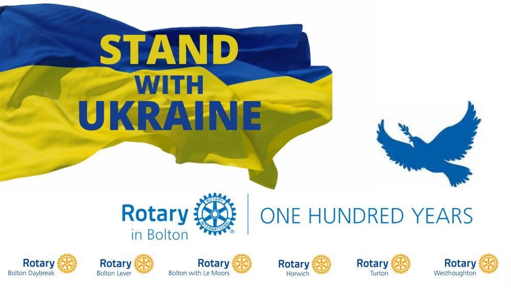 Ukraine 2022 humanitarian Justgiving Appeal by Rotary in Bolton