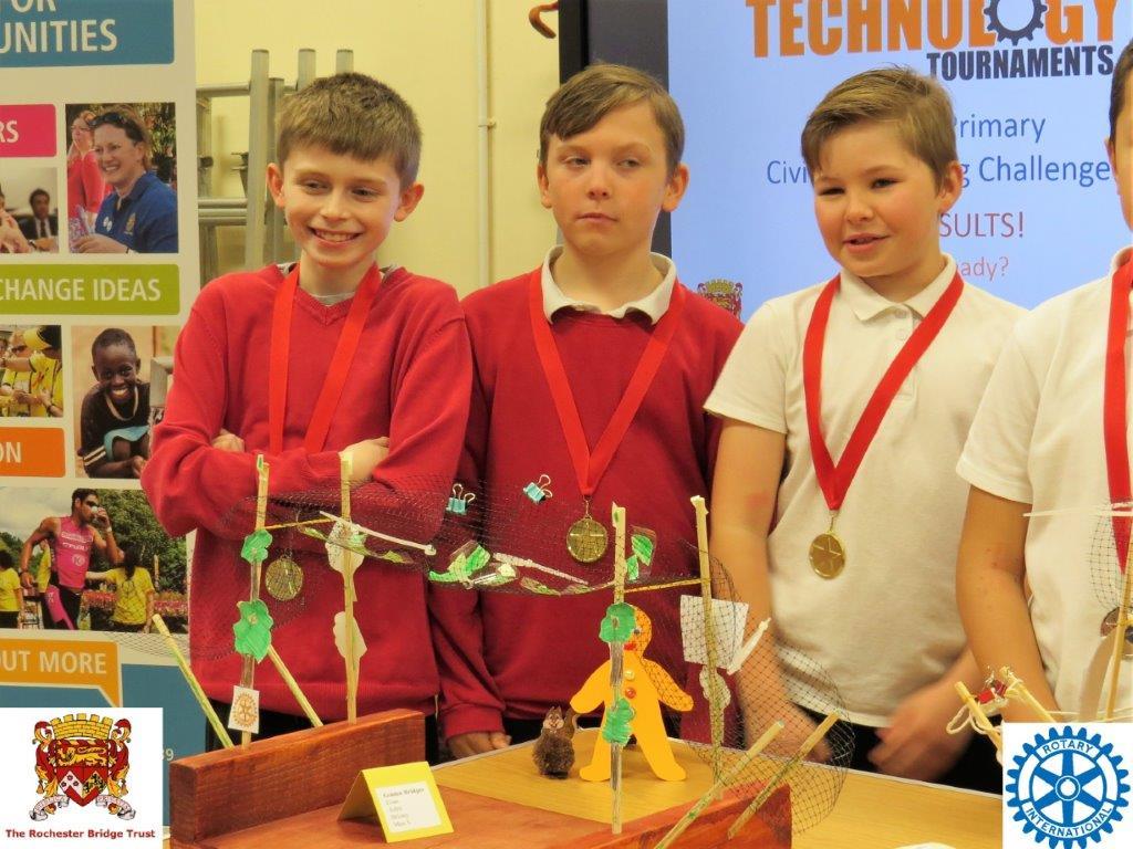 Junior Technology Tournament 2019 - Winners: The Golden Bridges team