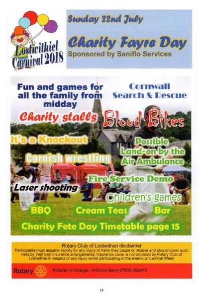 2018 Carnival Programme Page 14