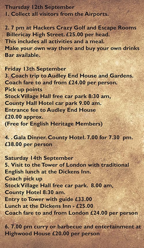 Proposed Double Triangular Itinerary