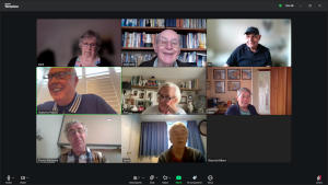 A screenshot of the Zoom meeting