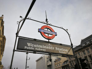 Entrance to Westminster Underground Sation