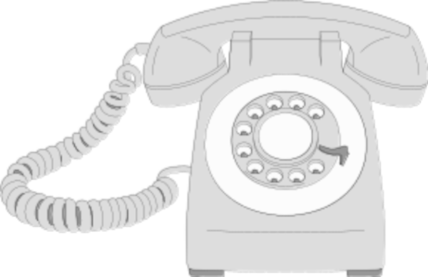 Computer image of a dial phone