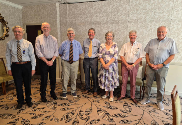 Our 2026-27 Council A line of smiling men and women
