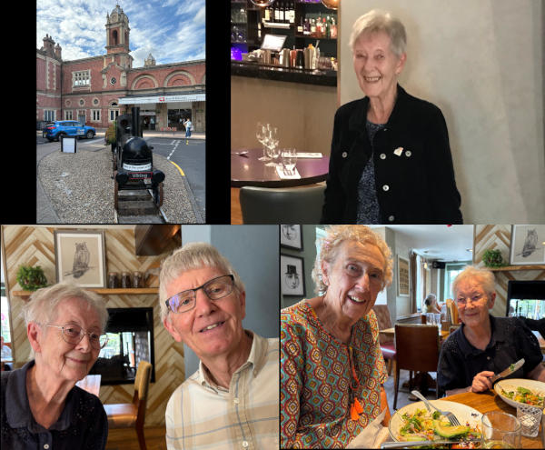 A montage of four photogrphs