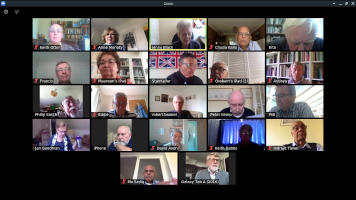 Screenshot of a Zoom meeting