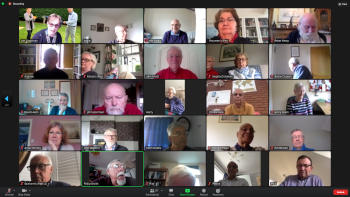 Screenshot of a Zoom meeting