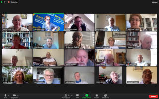 Screenshot of a Zoom meeting