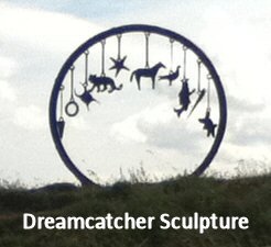 Dreamcatcher sculpture