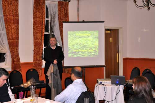 Speaker Graham Berry talking about Nettles.