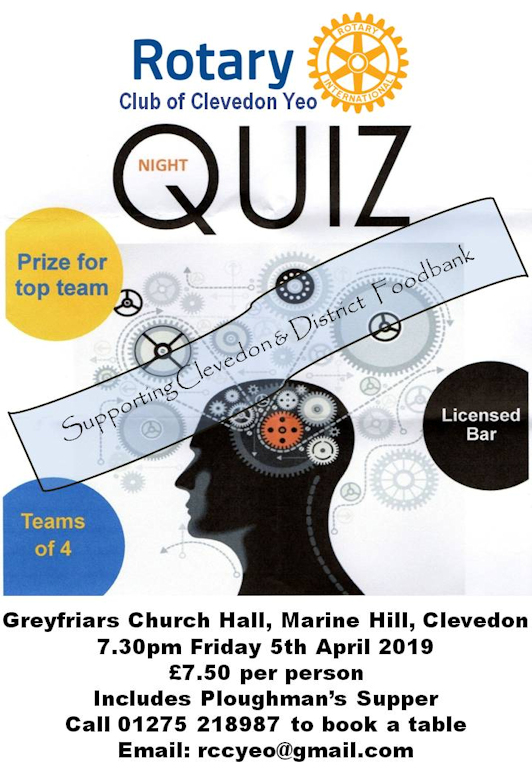 Quiz Greyfriars 5th April 2019