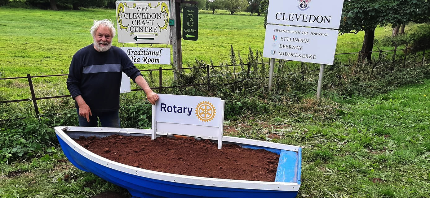 Clevedon Yeo Rotary Replacement boat welcome to Clevedon