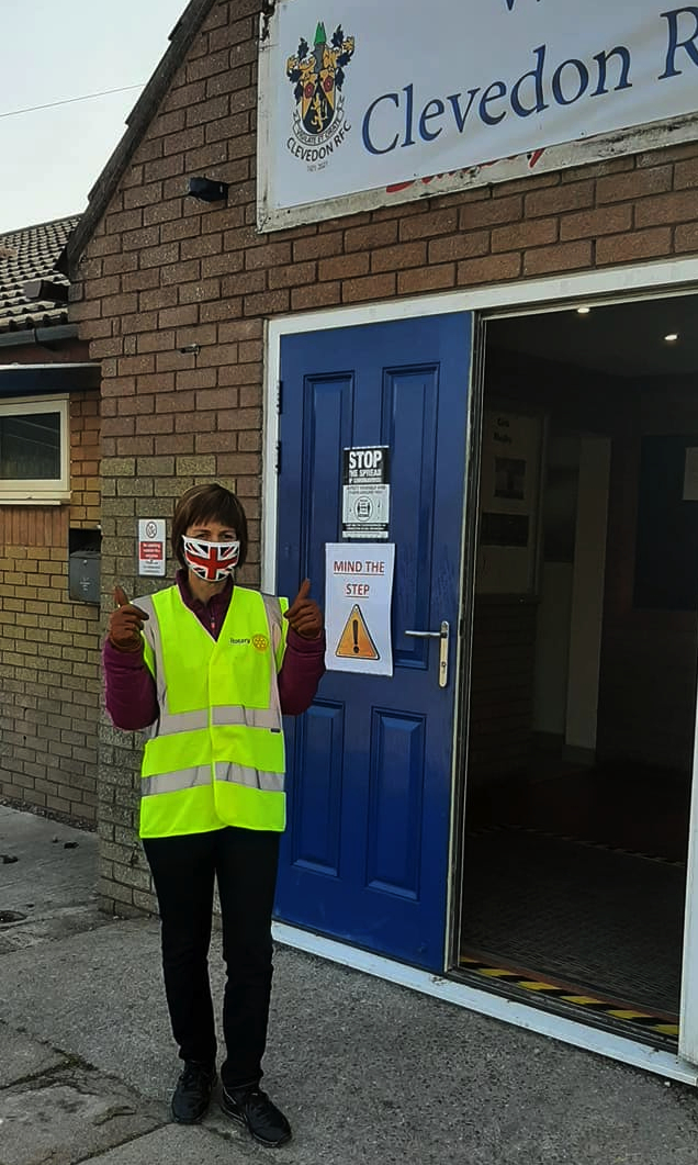 Clevedon Yeo Rotary Vacination Hub Volunteers