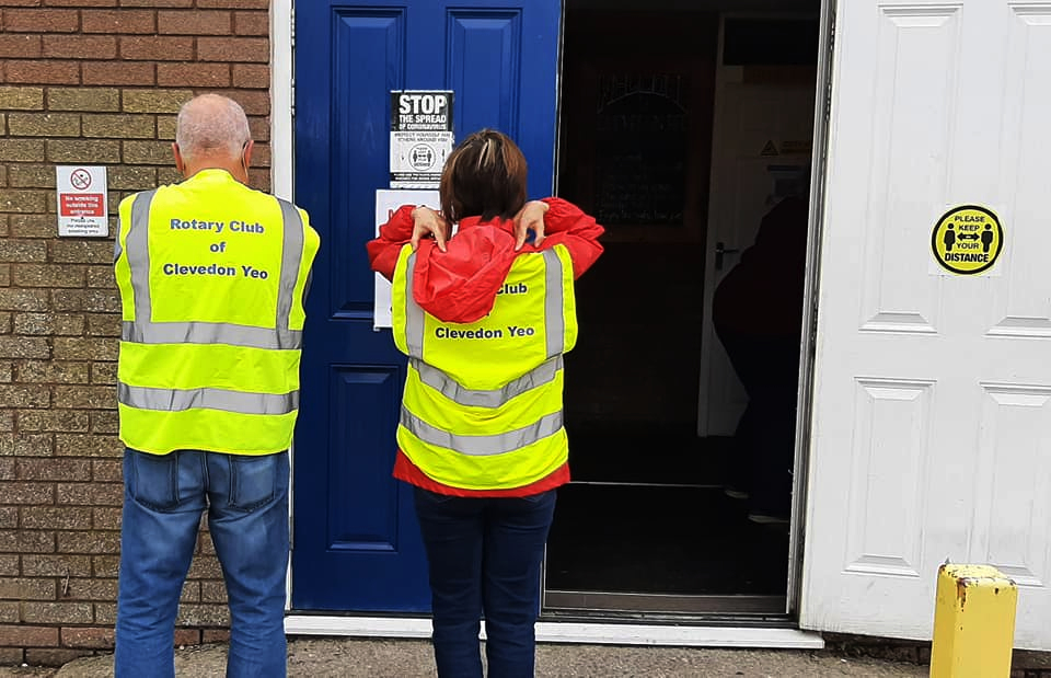 Clevedon Yeo Rotary Vaccination Hub Volunteers