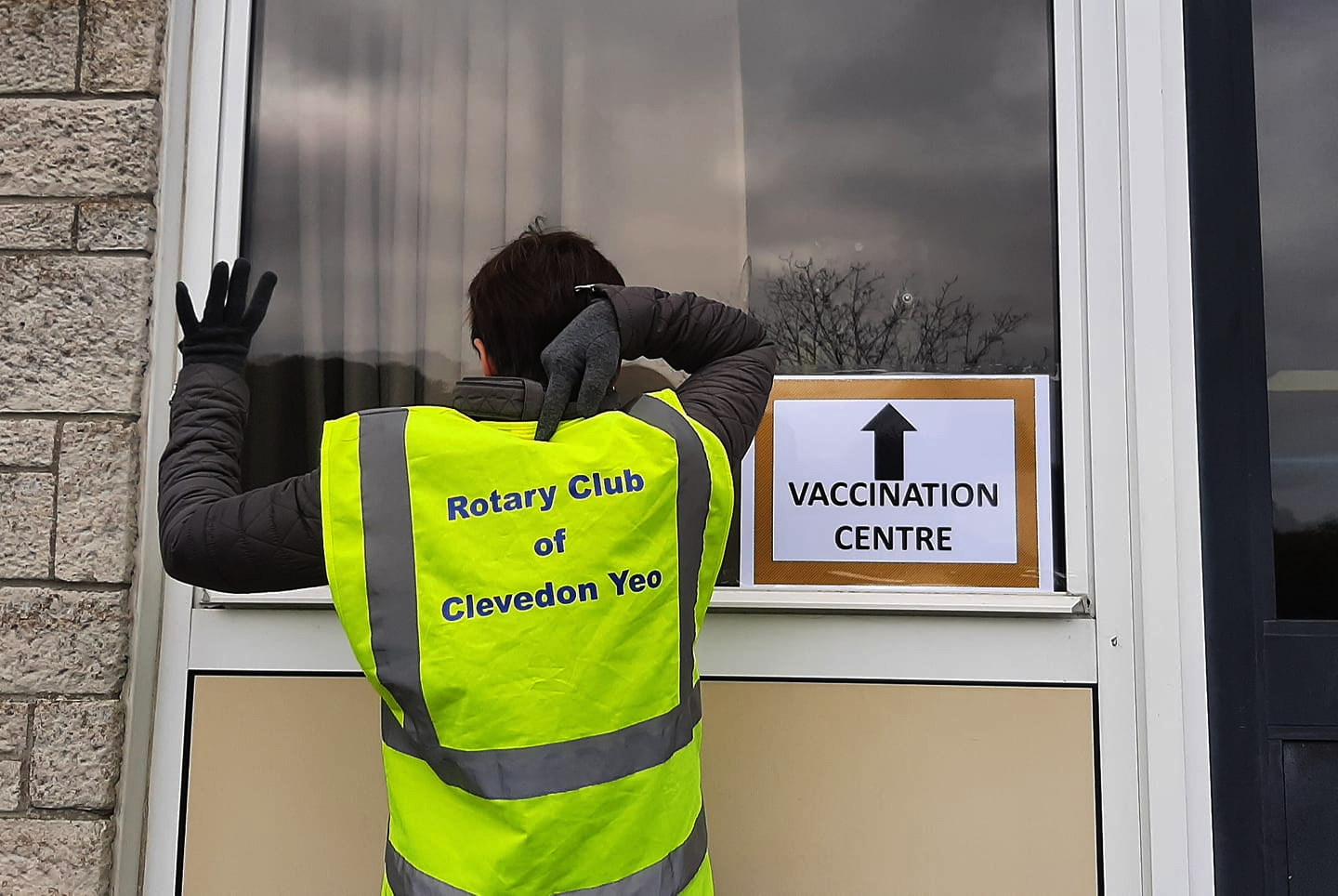 Clevedon Yeo Rotary Club Vaccination Centre Clevedon School