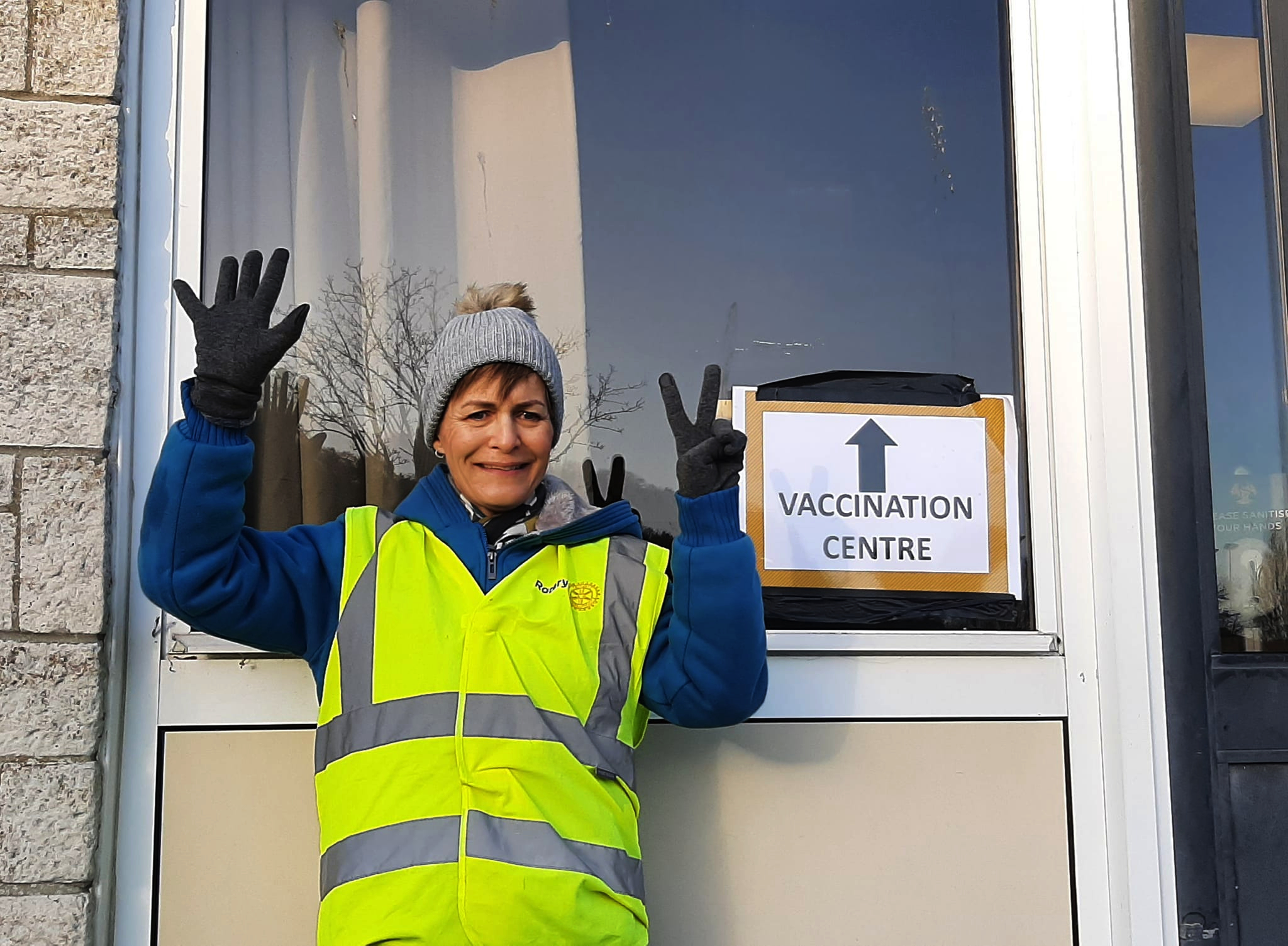 Clevedon Yeo Rotary Club Vaccination Centre Clevedon School Week 7