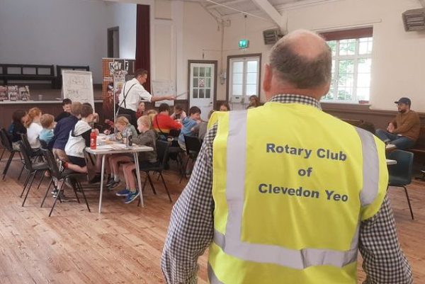 Clevedon Yeo Rotary Stewarding at the Literary Festival 2024