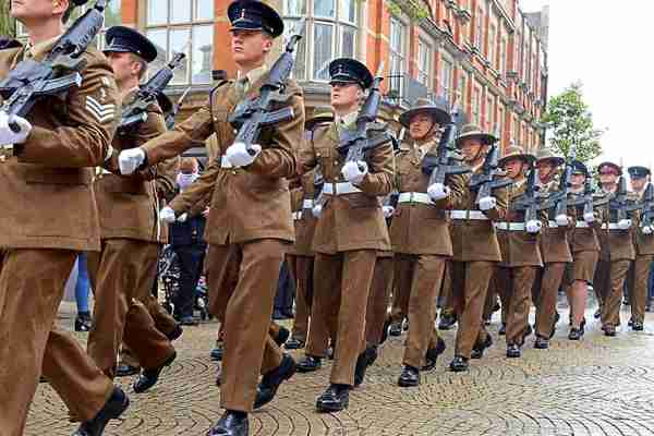 122 Regiment in Stafford