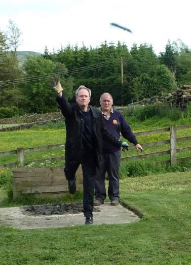 Wensleydale Rotarian Michael Hepper in action