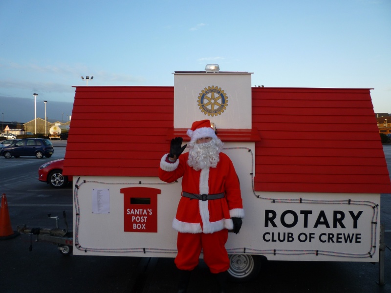 Click on Santa to go to our Santa Float facebook page.