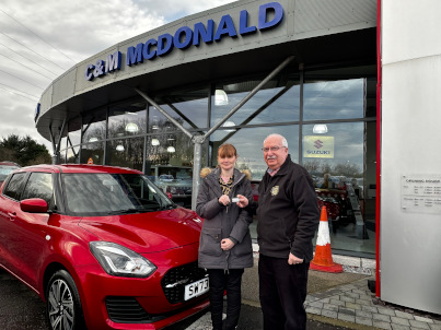 Car keys given to raffle winner
