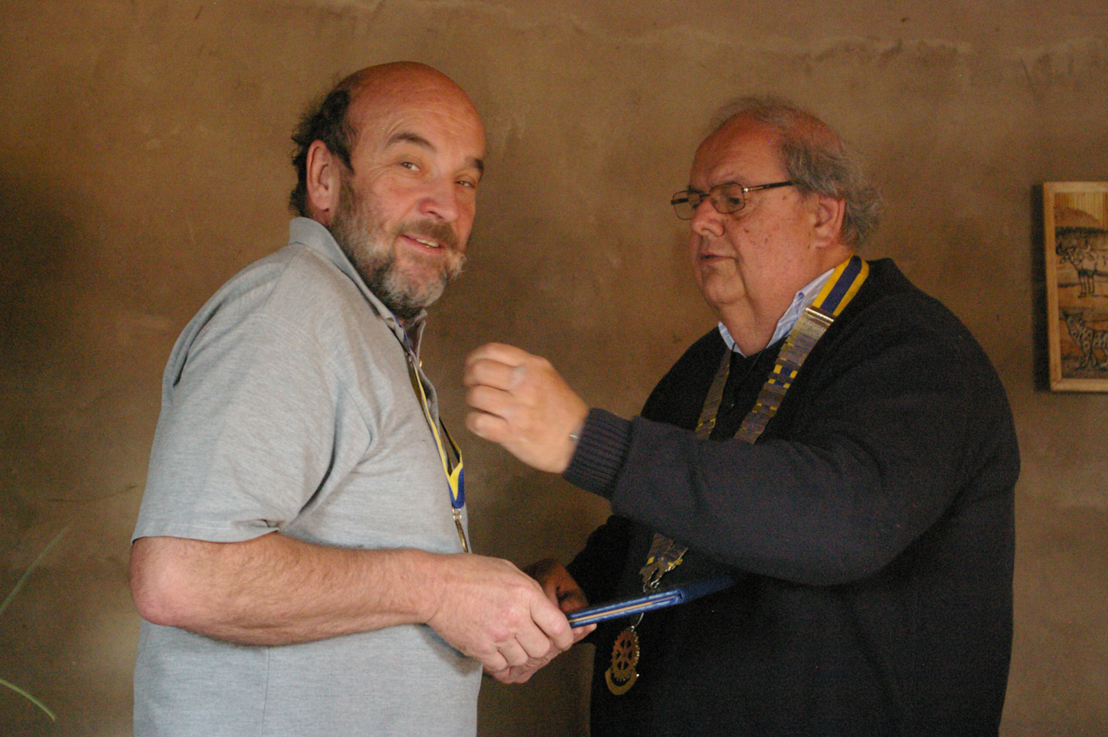 Terry receiving PHF services recognition award