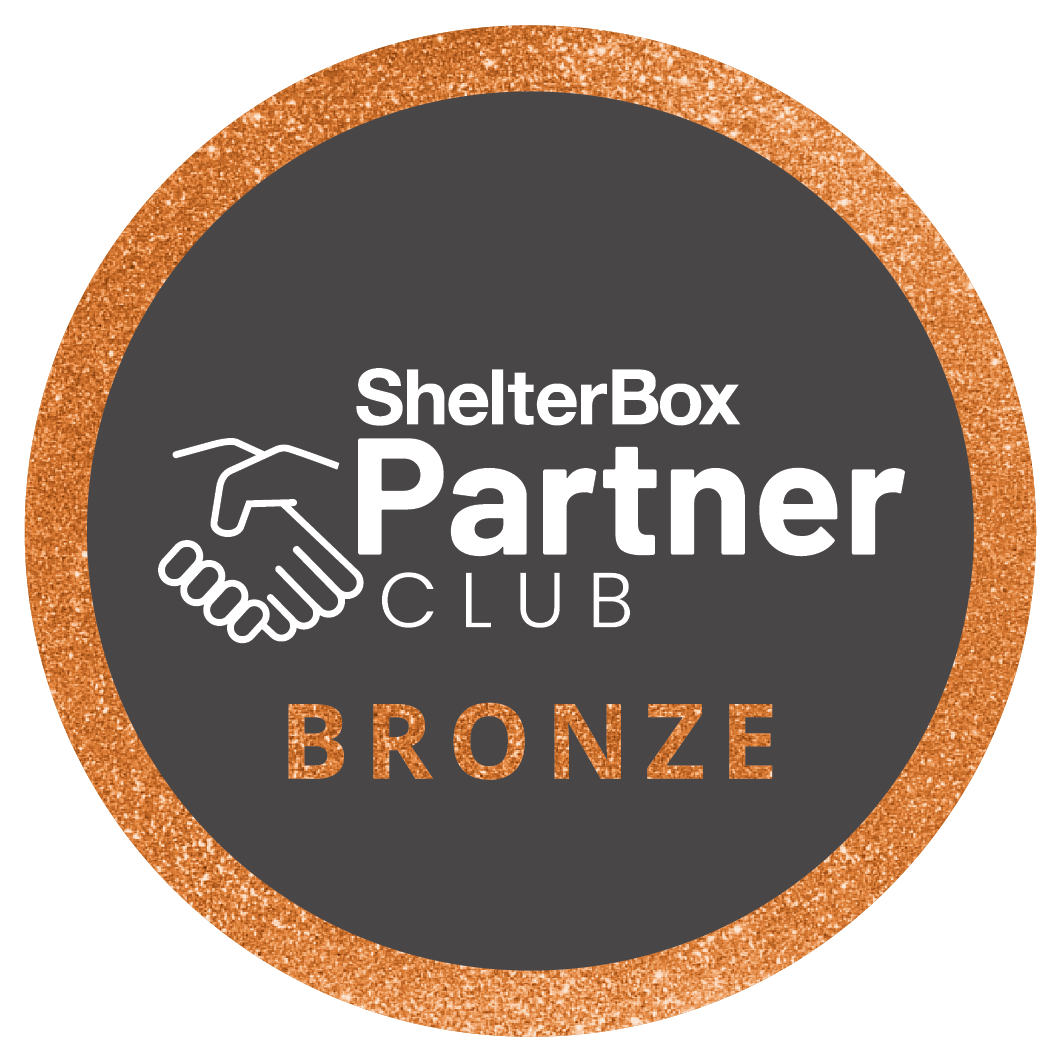 Shelterbox Bronze Partner certificate
