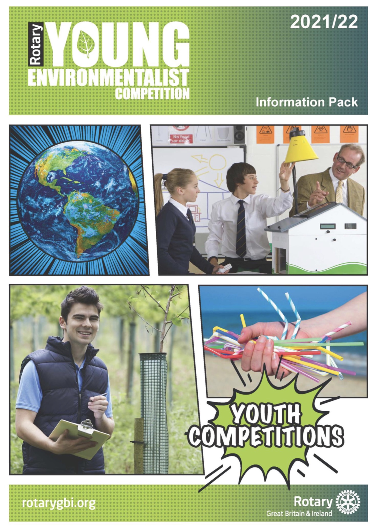 Cover of Young Environmentalist Competition Brochure