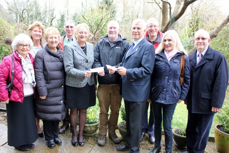 Presentation of funds to TWIGS at their Community Gatdens in Cheney Manor