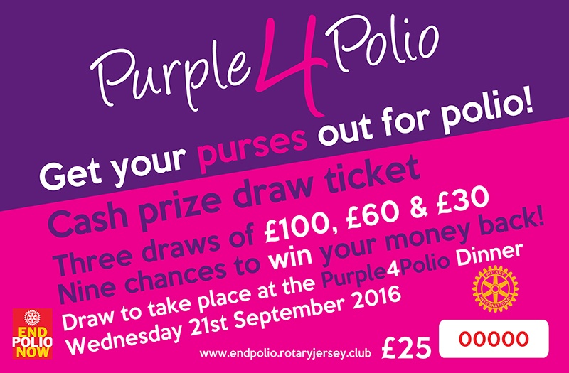 Purple4Polio Draw Ticket