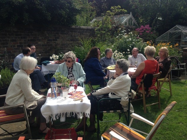 Some of the guests enjoying the afternoon