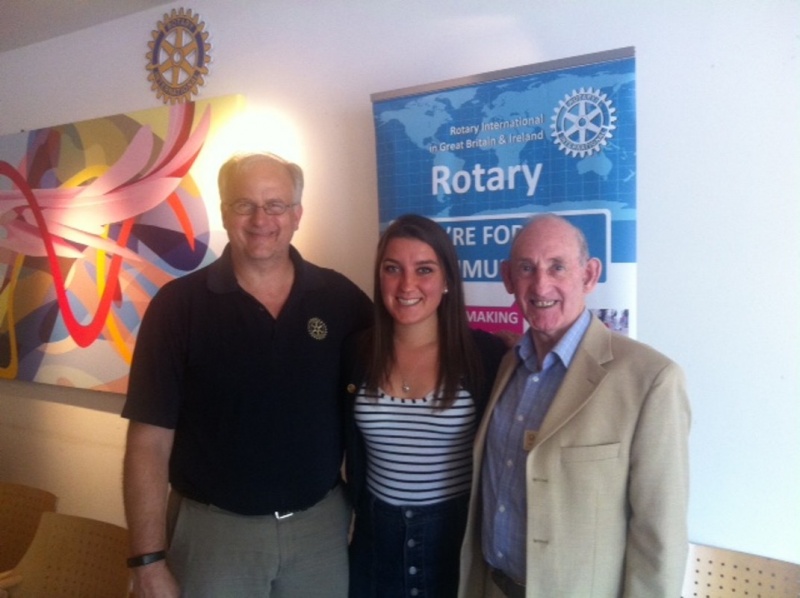 Georgia Scholar Lisa with her host in the US Rob Ponder