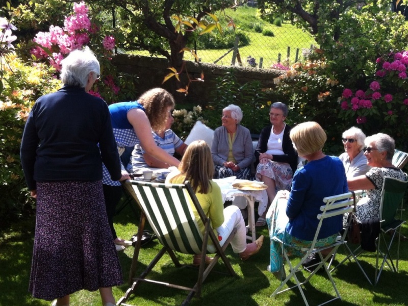 Guests at President Caroline's Afternoon Tea