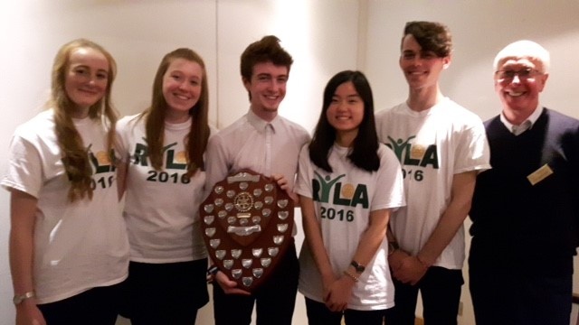 Robbie with John Muir Trophy