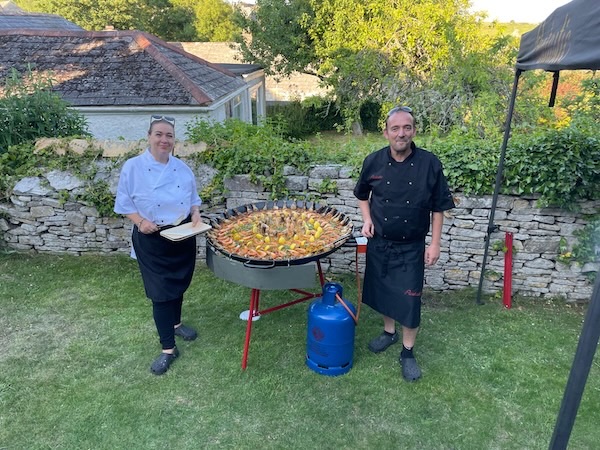 Chef Steve and his team ready to go!