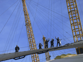 High in the sky on O2 for End Polio Now