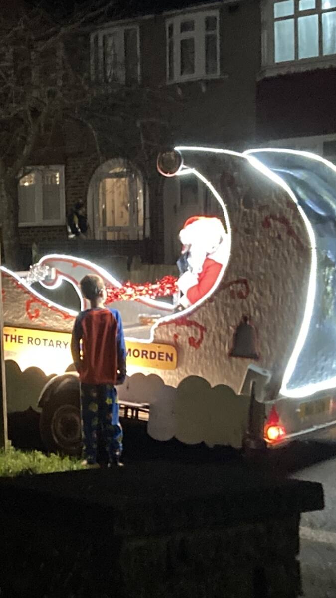 Boy with sleigh