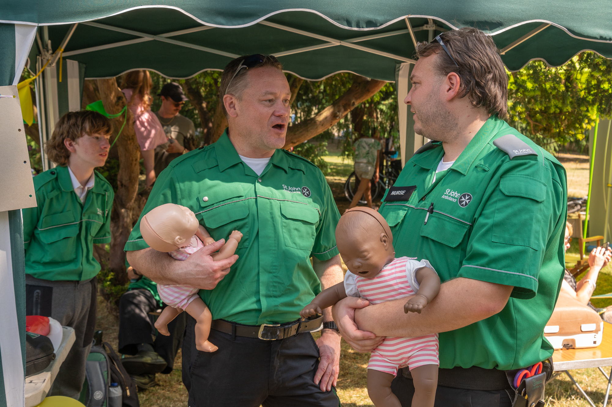 St John Ambulance in action