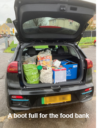 Boot of food