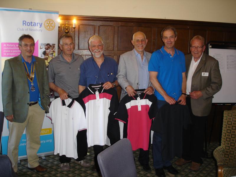 Newbury Rotary Charity Golf Days 2013-14  - Tim Barton, Patrick Griffin, Ian Young, David Jones