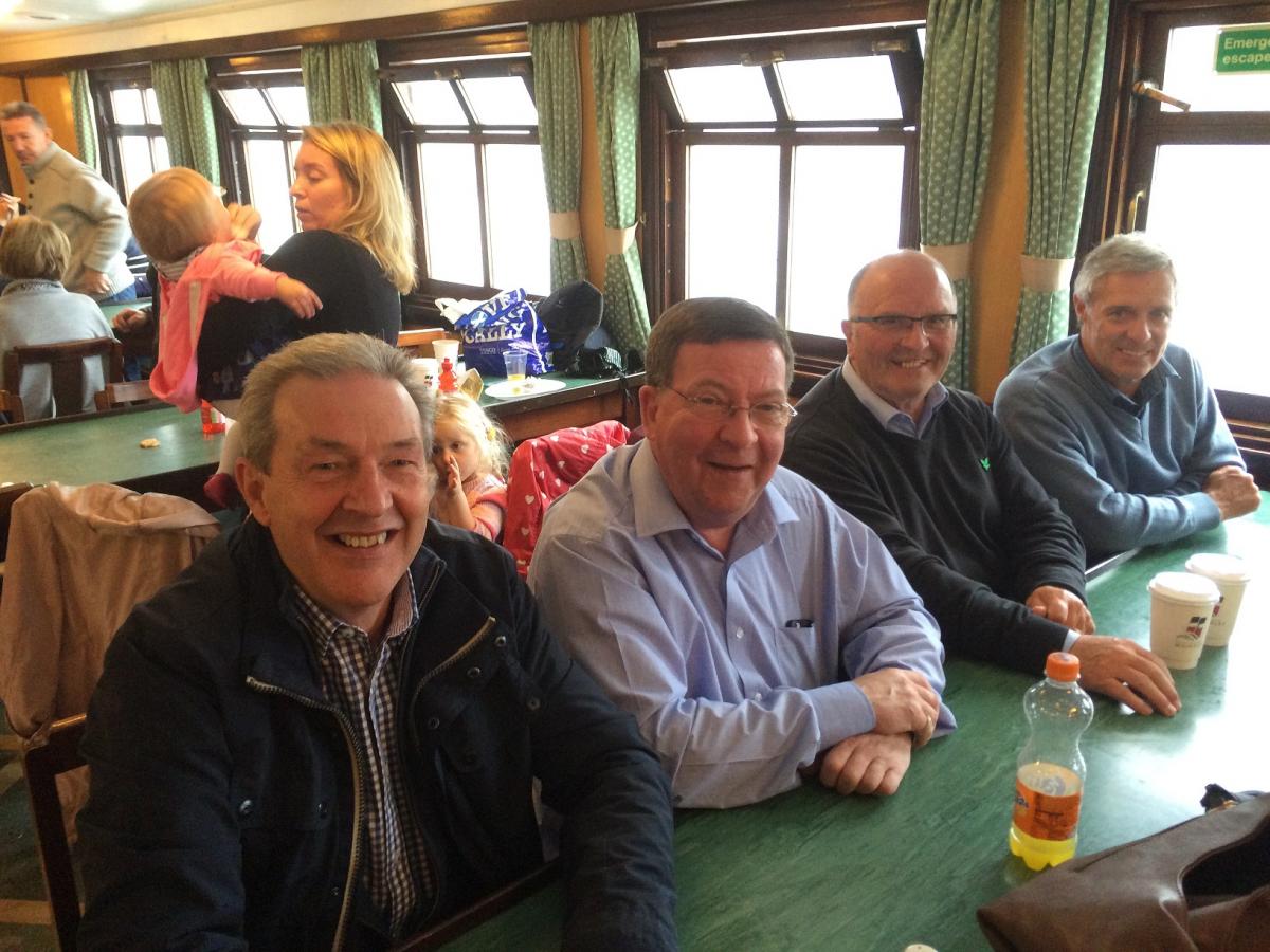 Family Day Out - P.S. Waverley to Rothesay - Jim, John, Ronnie and Ian