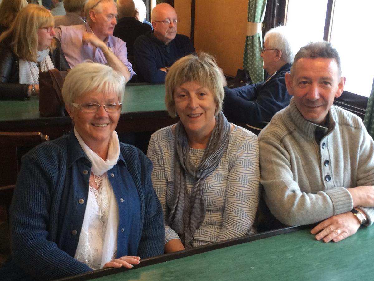 Family Day Out - P.S. Waverley to Rothesay - Margaret, Christine and Tom